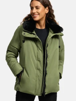 Navahoo Damen Winterjacke - Frostii XIV in oliv