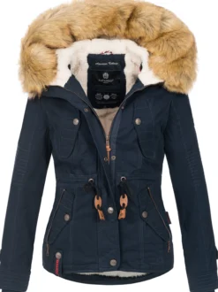 Navahoo Damen Winterjacke - Pearl in blau