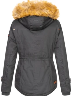 Navahoo Damen Winterjacke - Pearl in anthrazit