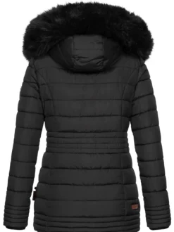 Navahoo Damen Winterjacke - Umay Pri in schwarz