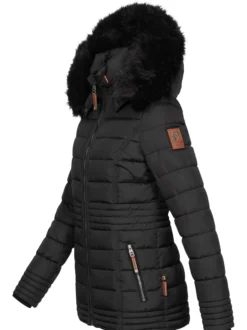 Navahoo Damen Winterjacke - Umay Pri in schwarz