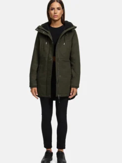 Navahoo Damen Winterjacke - Winterfunke in oliv