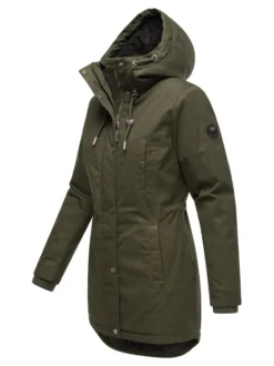 Navahoo Damen Winterjacke - Winterfunke in oliv