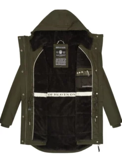 Navahoo Damen Winterjacke - Winterfunke in oliv