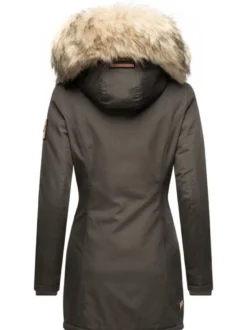 Navahoo Damen Wintermantel - Cristal in anthrazit