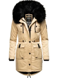 Navahoo Damen Wintermantel - Luluna Prc in beige