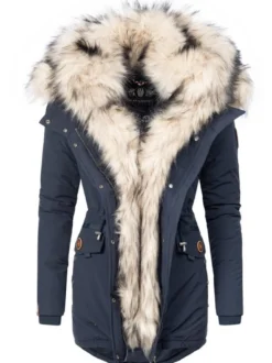 Navahoo Damen Wintermantel - Sweety in marine