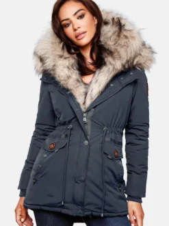 Navahoo Damen Wintermantel - Sweety in marine
