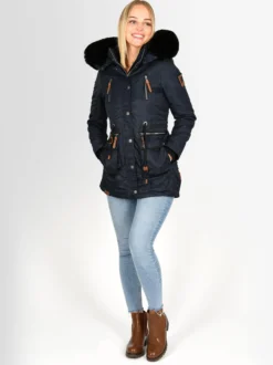 Navahoo Winterjacke - Mangala Pri in blau