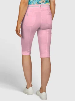 Navigazione Damen Hose in rosa - Länge: verkürzt