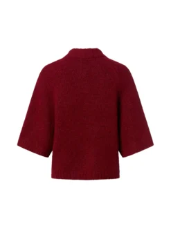 Neo Noir Damen Strickjacke - Benuta Fluffy in bordeaux