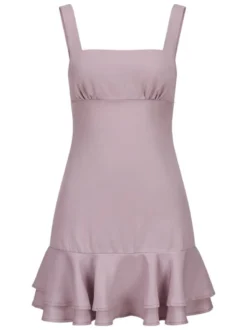 Nicowa Damen Minikleid - LONIWA in rosa - Länge: kurz