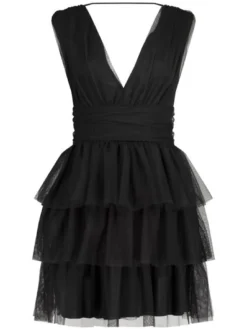 Nicowa Damen Tüllkleid - STELLOWA in schwarz