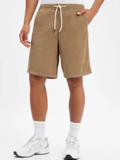 Nils Sundström Herren Cordshorts in melange