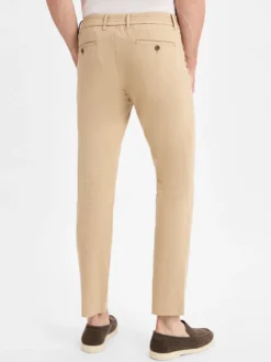 Nils Sundström Herren Hose mit Leinenanteil in beige