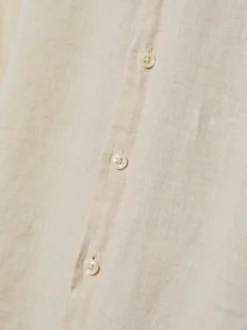 Nils Sundström Herren Leinenhemd in sand