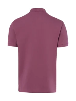 Nils Sundström Herren Poloshirt in lila - Ärmel: kurzarm