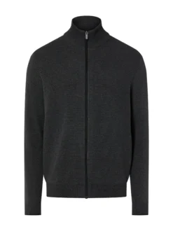 Nils Sundström Herren Strickjacke in schwarz grau