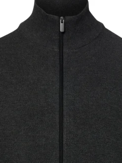 Nils Sundström Herren Strickjacke in schwarz grau