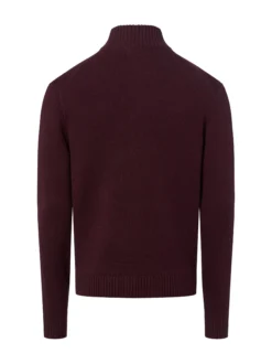 Nils Sundström Herren Strickpullover in bordeaux