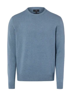 Nils Sundström Herren Strickpullover in hellblau