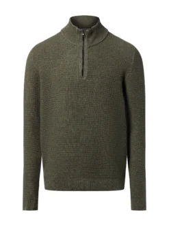 Nils Sundström Herren Strickpullover in oliv