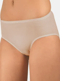 Nina von C. Damen Hüftslip - 5er Pack Daily in beige
