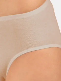 Nina von C. Damen Hüftslip - 5er Pack Daily in beige
