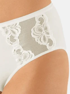 Nina von C. Damen Hüftslip - 5er Pack Basic in beige