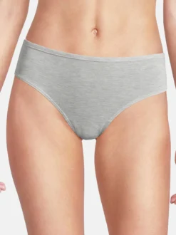 Nina von C. Damen Mini Slip - 4er Pack Light & Easy in grau