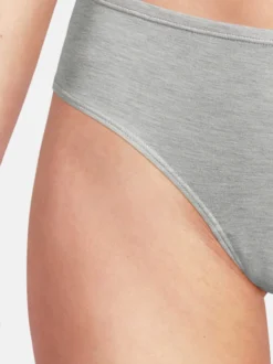 Nina von C. Damen Mini Slip - 4er Pack Light & Easy in grau