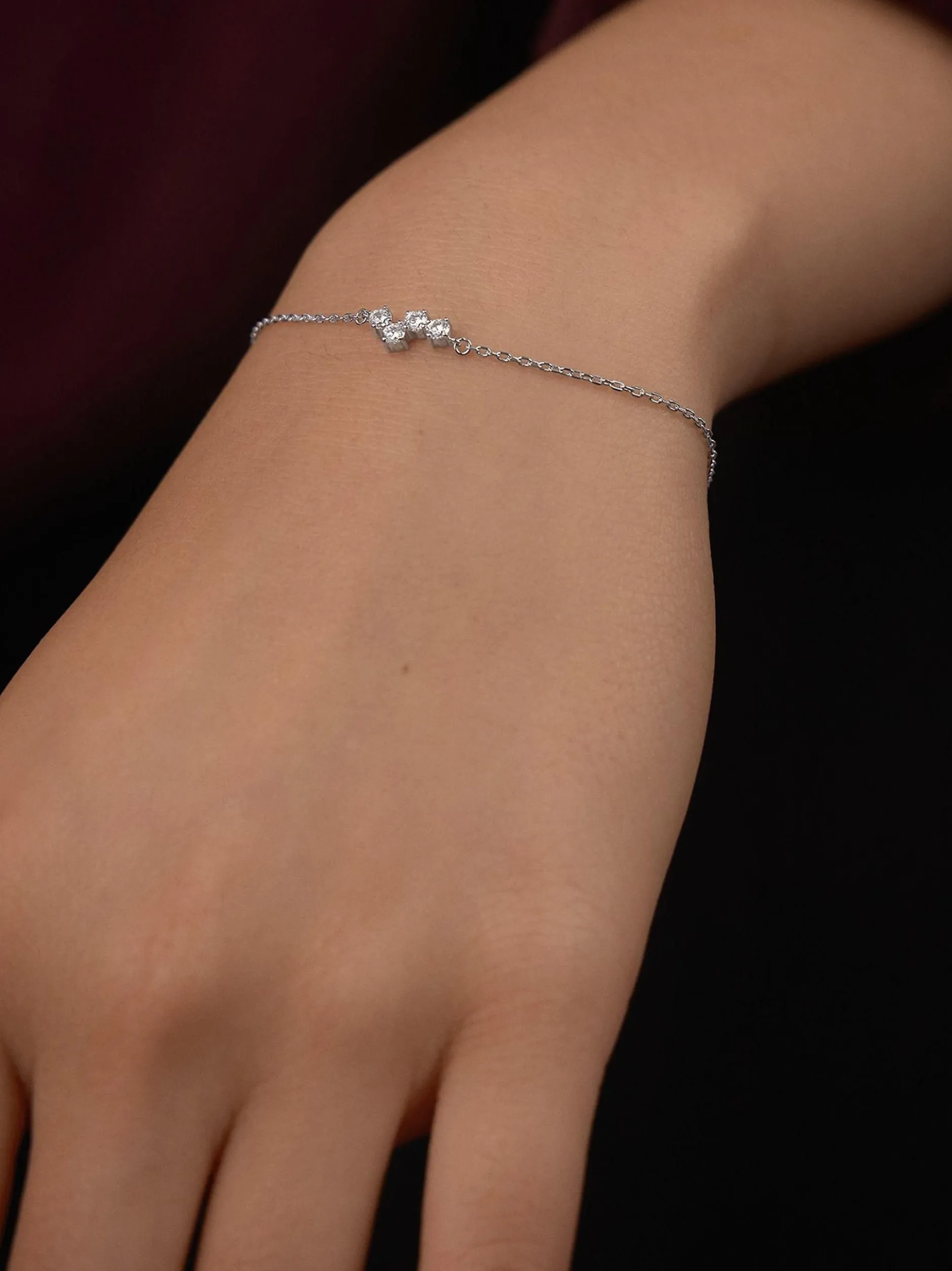 NOELANI Damen Armband in silber
