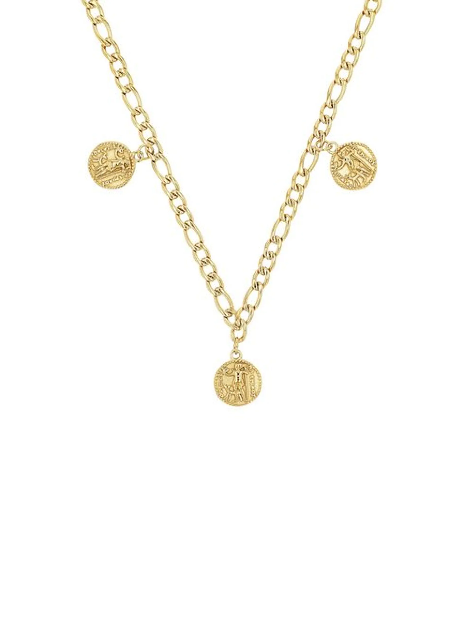 NOELANI Damen Kette mit Anhänger in gold