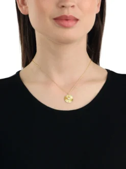 NOELANI Damen Kette mit Anhänger in gold