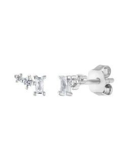 NOELANI Damen Ohrstecker in silber