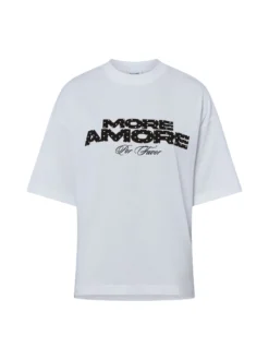 Noisy May Damen T-Shirt - NMCali in weiß schwarz