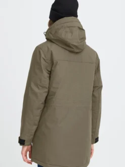 North Bend Damen Outdoorjacke - NBWanda in schlamm