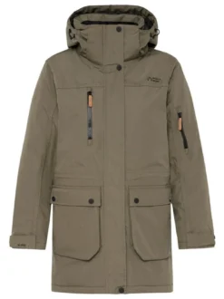 North Bend Damen Outdoorjacke - NBWanda in schlamm