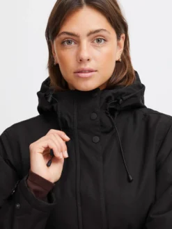 North Bend Damen Parka in schwarz