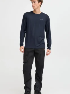 North Bend Herren Langarmshirt - NBAdreon in blau