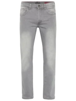 Oklahoma Jeans Herren Jeans in grau - Länge: lang