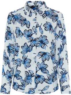 Olsen Damen Bluse in mehrfarbig - Ärmel: langarm