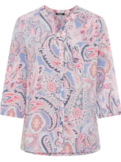 Olsen Damen Bluse in rosa - Ausschnitt: Rundhals