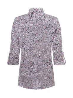 Olsen Damen Hemdbluse in pink mehrfarbig