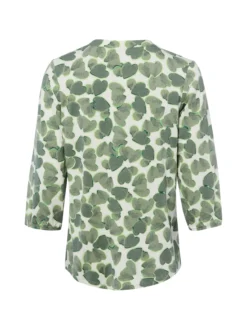 Olsen Damen Langarmshirt - Hannah in schilf weiß