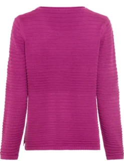 Olsen Damen Pullover in pink - Ausschnitt: Rundhals