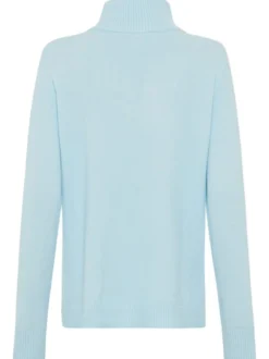 Olsen Damen Strickpullover in blau - Ärmel: langarm