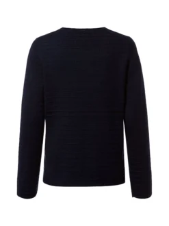 Olsen Damen Strickpullover in marine - Ärmel: langarm
