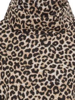 Olsen Damen Sweatshirt in beige schwarz - Ärmel: langarm