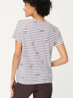 Olsen Damen T-Shirt - Hannah in weiß schoko
